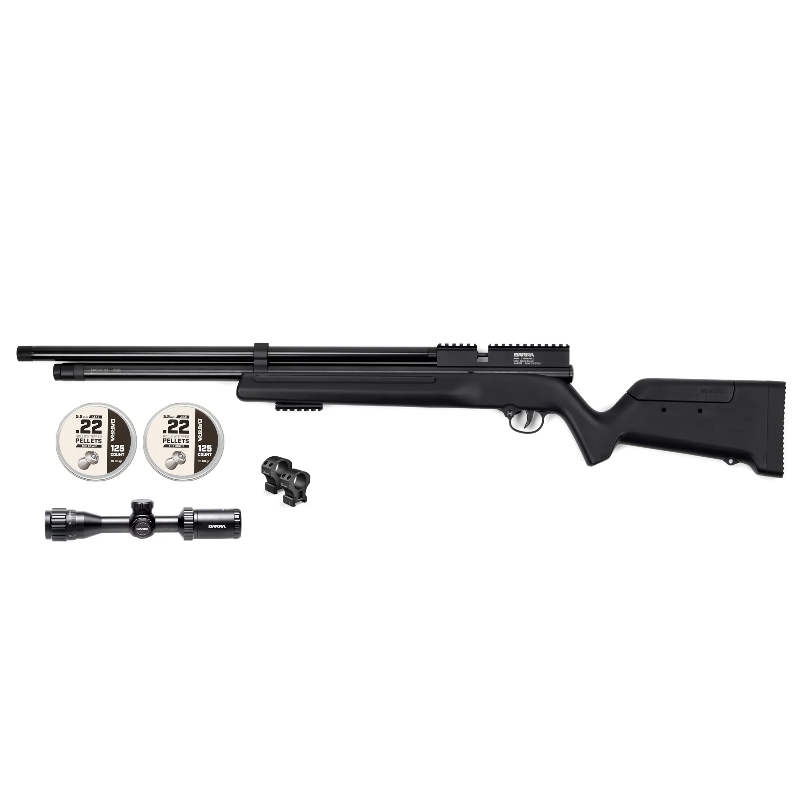 1100z .22 Gen 2 - Black (Bundle)